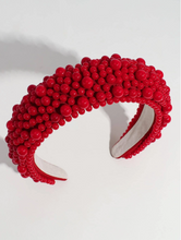 Load image into Gallery viewer, Red Pearl Headband
