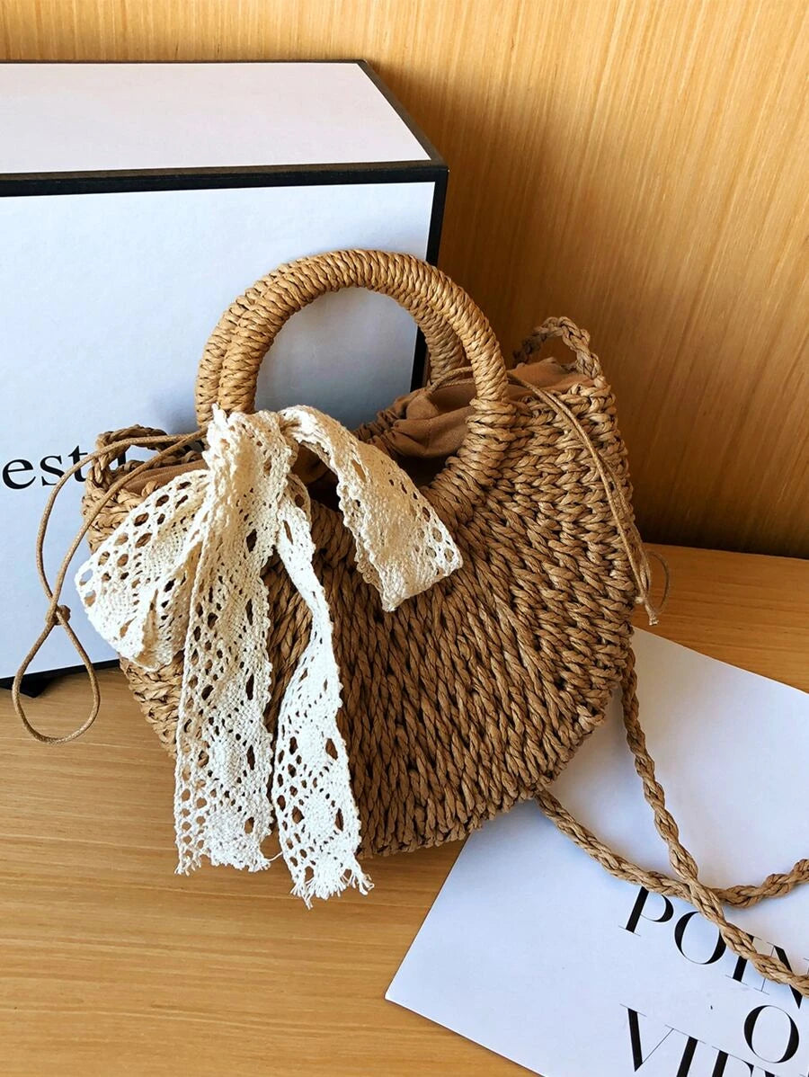 Bethany Straw Bag